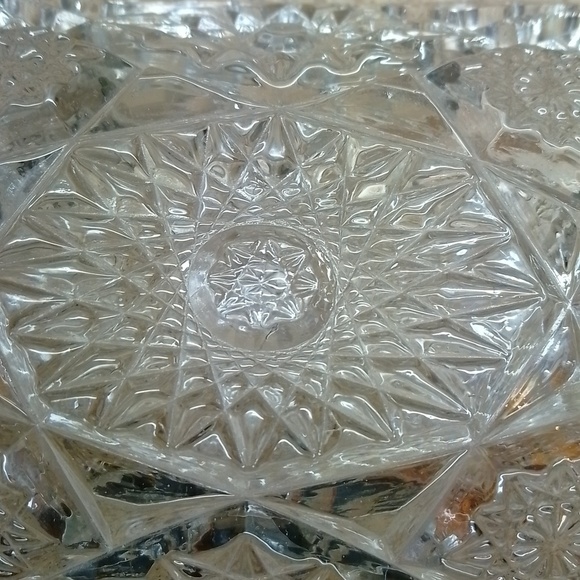 Vintage Imperia glass  small serving platter - Picture 4 of 4